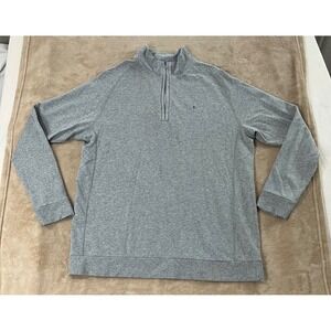 Criquet‎ Pullover Sweatshirt Mens size XL Gray Quarter Zip 1/4 Golf Casual EUC